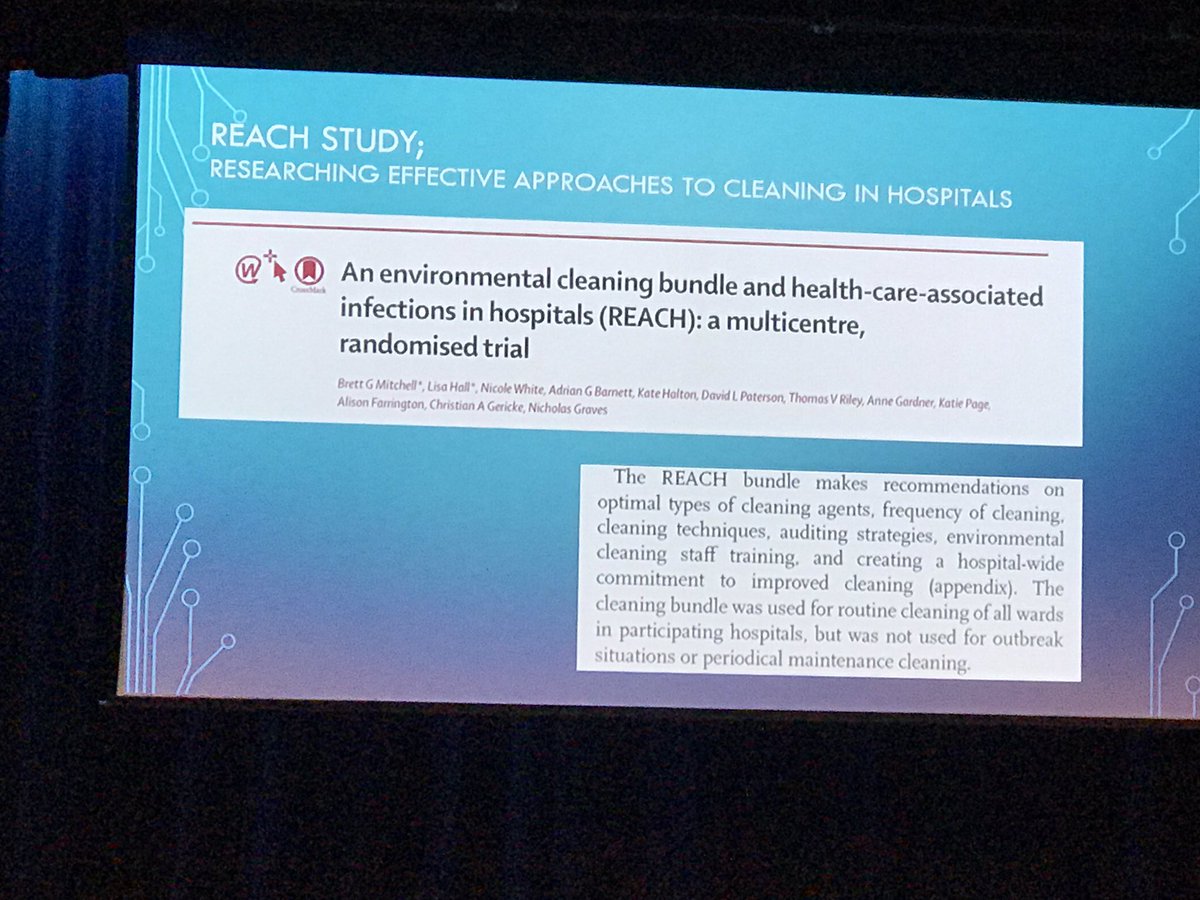 mssa_marin's tweet photo. Top papers in infection control #acipc19 @CollignonPeter @1healthau C dif is more about stewardship than cleaning. VRE is a hospital associated pathogen that can be decreased by cleaning. https://t.co/zSEYlkPzBt