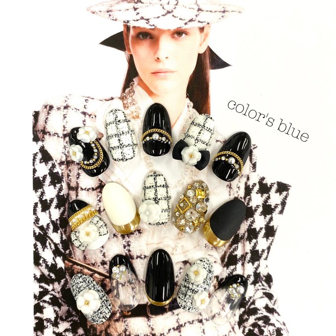 Color Sタカハシミワ さん がハッシュタグ ツイードネイル をつけたツイート一覧 1 Whotwi グラフィカルtwitter分析