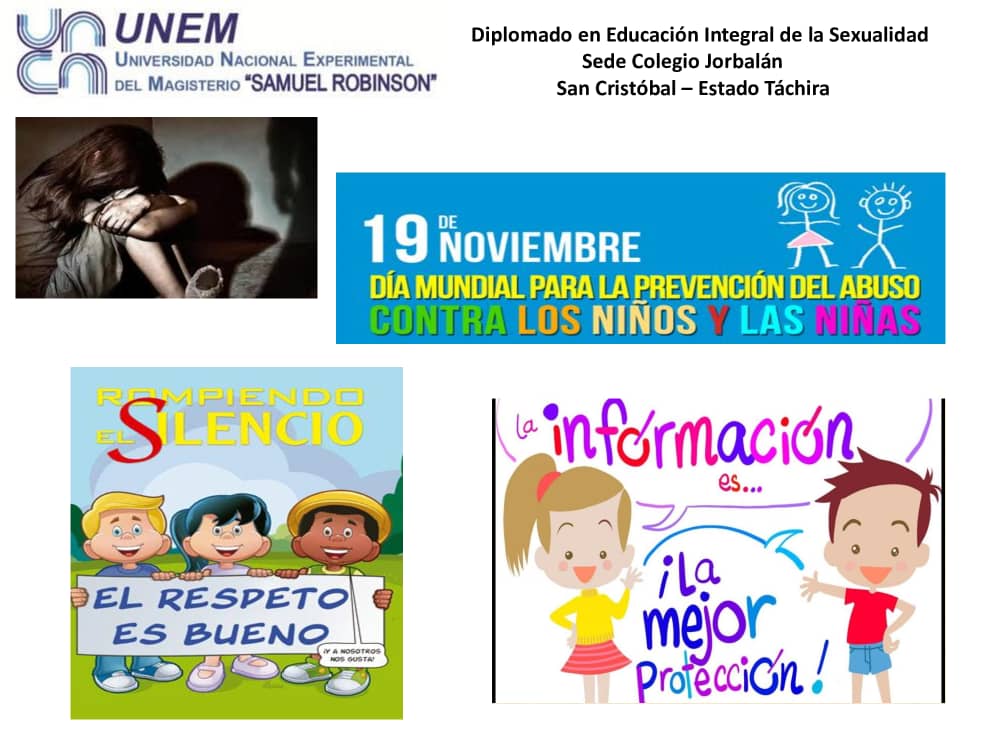 Grupo de la Doctora Neyda . Tutora Licenciada CHarly CHaves... PArticipantes: yosvely guarapana. Norbersy Marcano y Lilly Yesenia Ortiz. Día Mundial PAra la Prevención Del Abuso Contra los Niños y Niñas