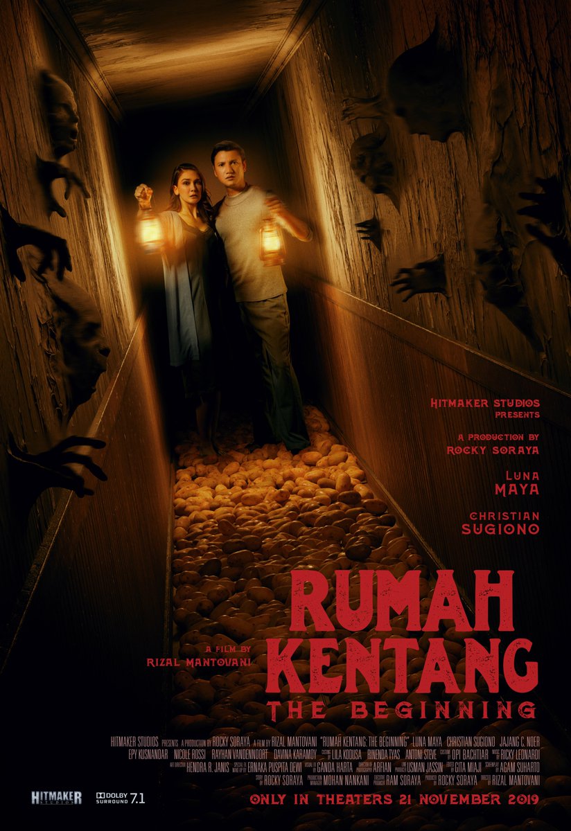 Nuansa 104.2 FM CRB (@nuansaradiocrb) on Twitter photo A Production by Rocky Soraya
A Film by Rizal Mantovani
Tayang 21 November 2019 di seluruh bioskop Indonesia.
Pantau terus akun @hitmakestudios untuk terus update film Rumah Kentang: The Beginning
#RumahKentang
#RumahKentangTheBeginning
#HitmakerStudios
#21November2019 A Production by Rocky Soraya
A Film by Rizal Mantovani
Tayang 21 November 2019 di seluruh bioskop Indonesia.
Pantau terus akun @hitmakestudios untuk terus update film Rumah Kentang: The Beginning
#RumahKentang
#RumahKentangTheBeginning
#HitmakerStudios
#21November2019