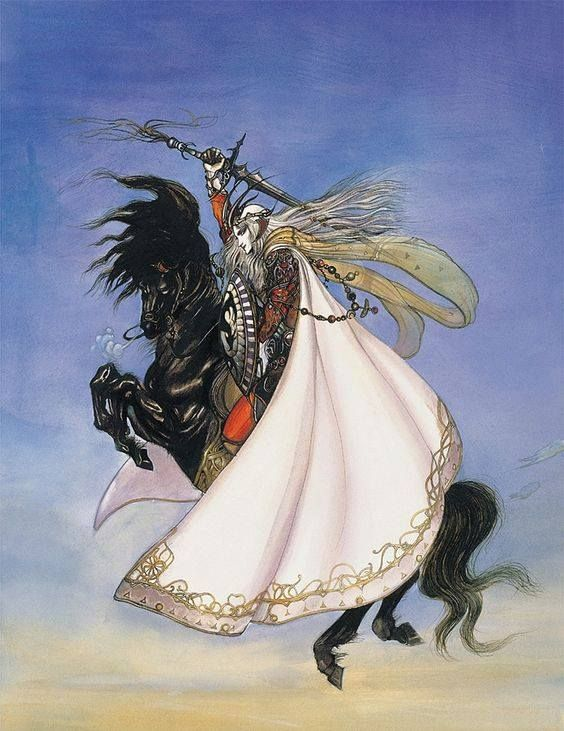 Anyway, if you're a longtime Amano fan, whether you consciously realize it or not, you've also been a fan of Elric of Melniboné this whole time!