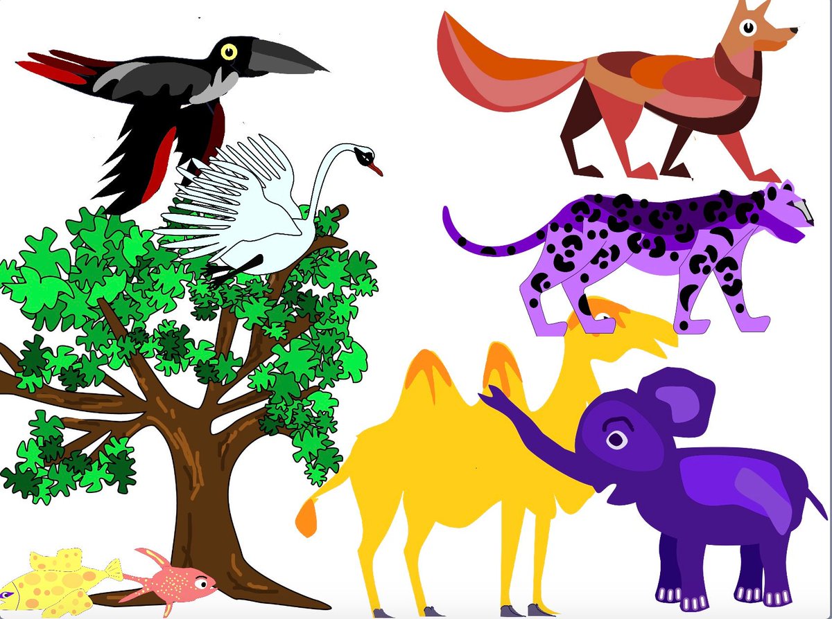 Looking to build a story, here are many colorful animal characters/sprites for your use.
Panchtantra Stories Digital Library 
@scratch scratch.mit.edu/projects/33818…
#storytelling #digitalcharacters #indianstories
#panchatantra #panchtantraprogramming