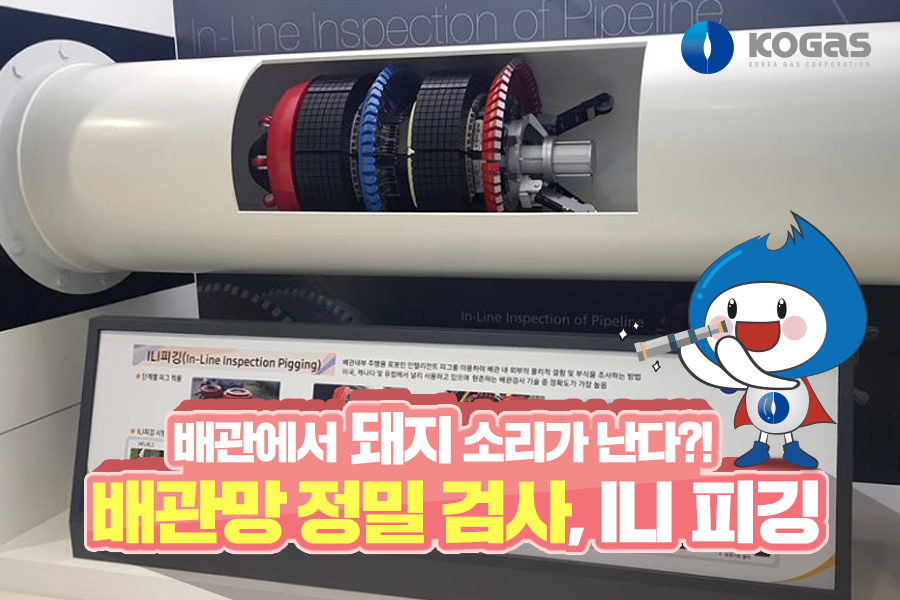 KOGAStweets's tweet photo. 배관망 내에 검사용 ‘피그’를 주행시켜
배관 내부의 물리적 결함과 부식여부 등의
이상 진단을 실시하는 것을 ILI피깅이라고 하는데요!

ILI피깅에 대해 자세히 알아보는 시간을 가져볼까요?
>https://t.co/Ol1DsLj9C9

#한국가스공사 #KOGAS #천연가스 #배관망정밀검사 #ILI피깅 https://t.co/hyZx31OGzk