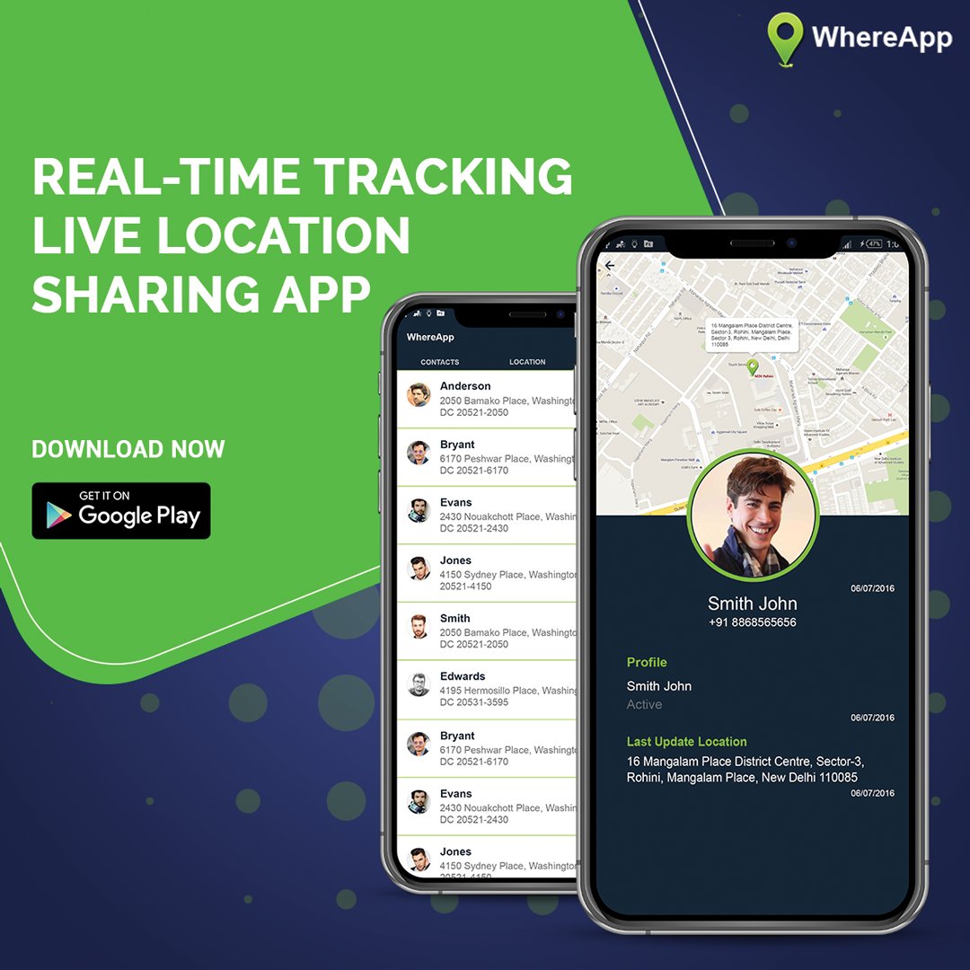 Real Time Tracking Live Location #SharingApp!!
Install Now: bit.ly/2wPWaAj
Visit Website: bit.ly/2F8ANyZ
#WhereAppTracker #LiveTrackingApp #KidsSafety #MobilePhoneTrackerApp #GPSPhoneTrackerApp #RealTimeTracking #LiveLocationSharingApp #FindMyFriendsLocation #AI