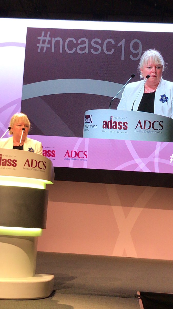 #ncasc19 adass president Julie Ogley- keynote speech at NCASC 2019