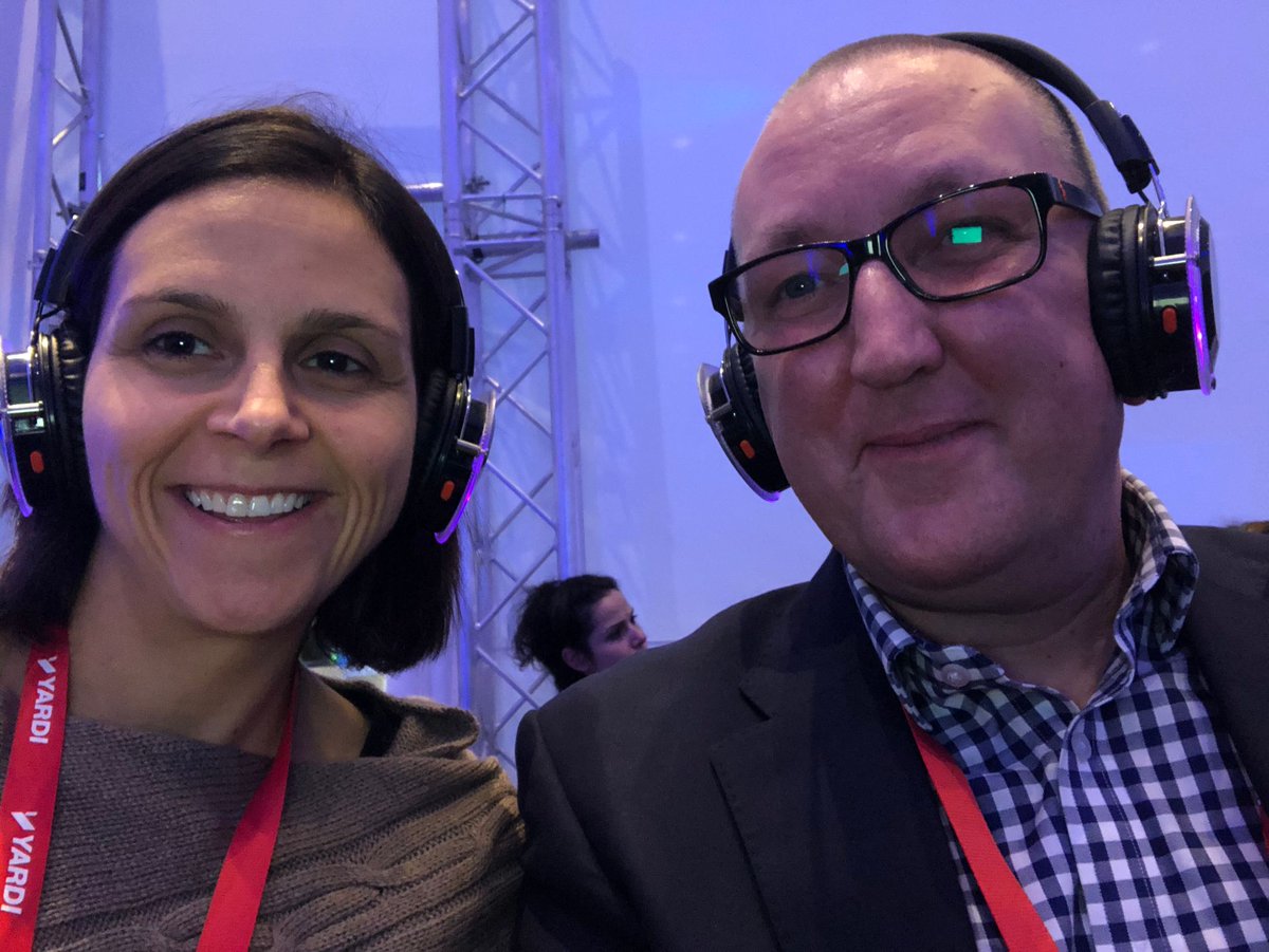 TopUpConsultant's tweet photo. Irene and Mark tuned in to Yardi FM at #YASC2019 https://t.co/zyQSiH8zAu