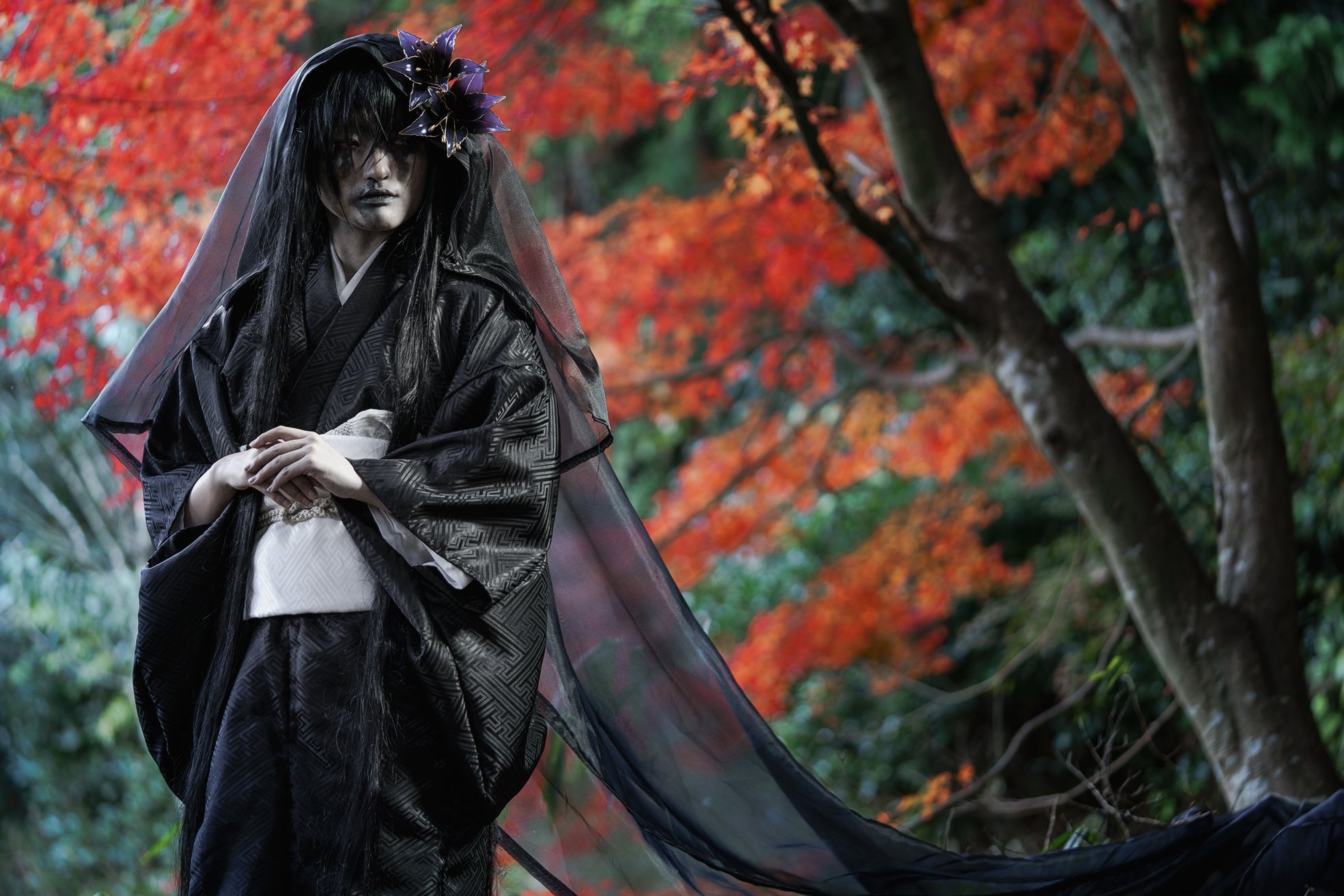 コスプレ】零 濡鴉ノ巫女/黒澤逢世【白無垢】
