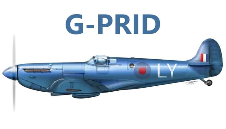 SpitfireAA810's tweet image. Major Announcement! Today the UK CAA have issued AA810 with its new civilian registration: G-PRID. This was chosen by the project as it pays homage to the pedigree of the PR.IV; the production version of the PR.1D, & officially places AA810 on the UK Aircraft Register. #Spitfire