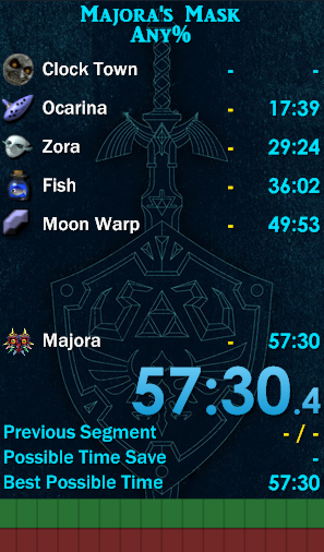 I beat Majora's Mask with moon warp!!
