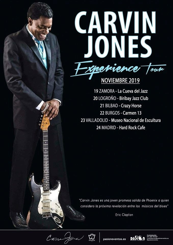 🎸 Carvin Jones agota las entradas en la presentación de su 'Experience Tour' en el Museo Nacional de Escultura
bit.ly/2rb5K10 <a href="/MuseoEscultura/">Museo Nacional de Escultura</a> @ConexionVa <a href="/CarvinJonesBand/">Carvin Jones Band</a>