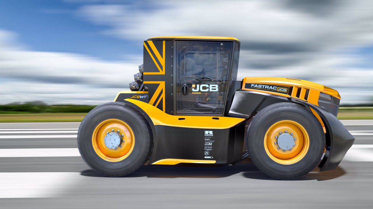We supported <a href="/JCBmachines/">JCB</a> World’s Fastest Tractor, which hit a peak speed of 153.771 mph and an average of 135.191 mph. Our aerodynamic work maximised performance without compromising the integral shape of the vehicle 🚜🏁

👉williamsf1.com/advanced-engin…

#AdvantageEngineered #JCBWFT