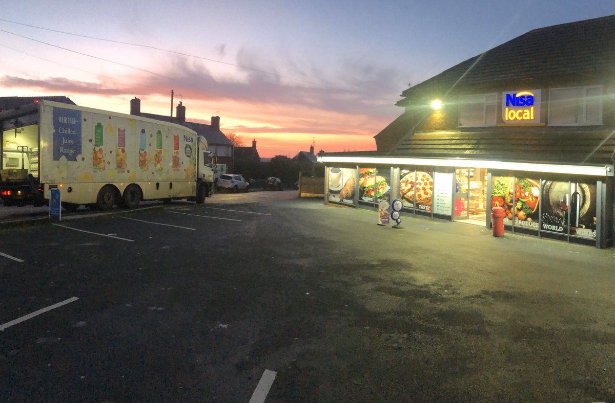 Sunrise in Blidworth! <a href="/NisaRetail/">Nisa Retail</a>