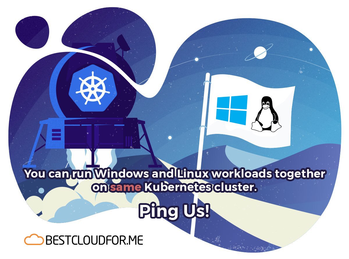 bestcloudforme's tweet image. #kubernetes #windowscontainer #linuxcontainer #infrastructureascode