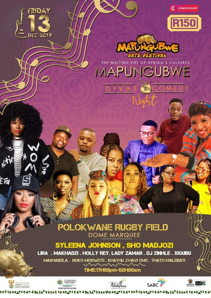 Quickly get yours at computicket, no ticket will be sold at the gate