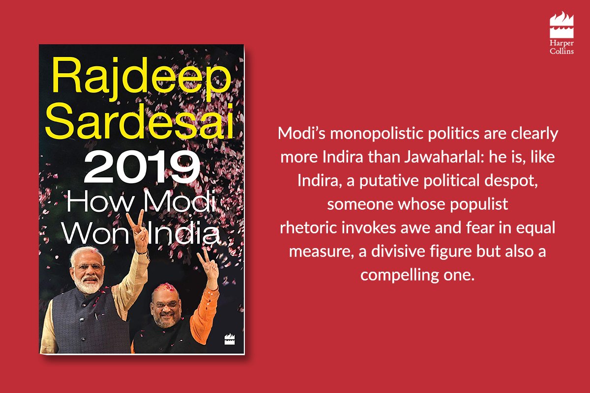 To some, the numbers of Modi's victory in 2019 came as something of a surprise; for others, the BJP's triumph was a vindication of their belief in the government and its policies.Know the whole story in 2019: #HowModiWonIndia by @sardesairajdeep : https://harpercollins.co.in/book/2019/