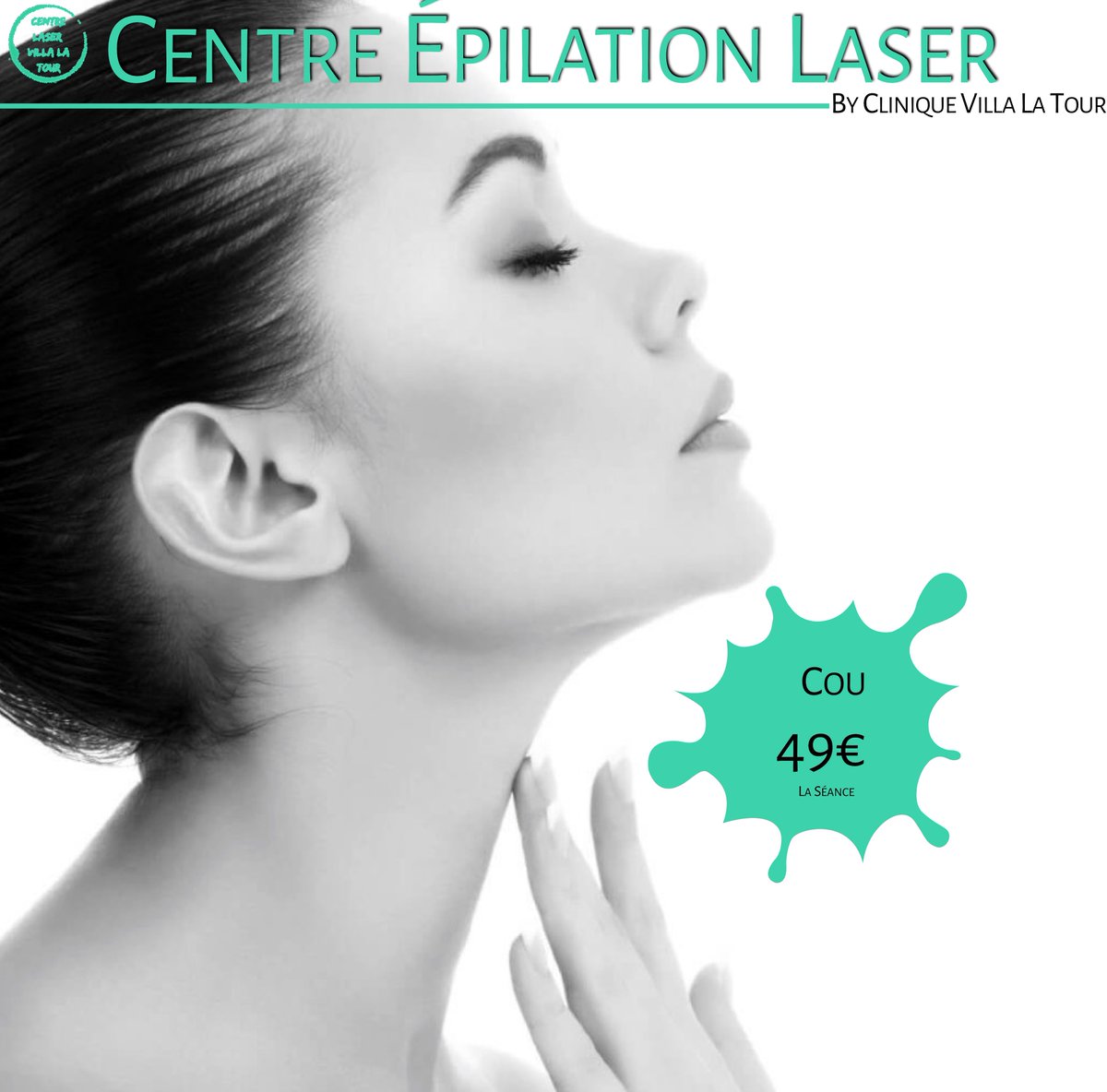 laser_epi's tweet photo. La séance d'épilation au laser du cou pour les femmes est à 49 Euros.
En moyenne, il faut prévoir entre 6 à 8 séances pour un résultat optimal
Pour vos demandes d'informations et pour vos rendez-vous : 0493049726
#epilationLaser #centreLaser #epilationDefinitive #Patient #nice06 https://t.co/AvwPYDYnSr
