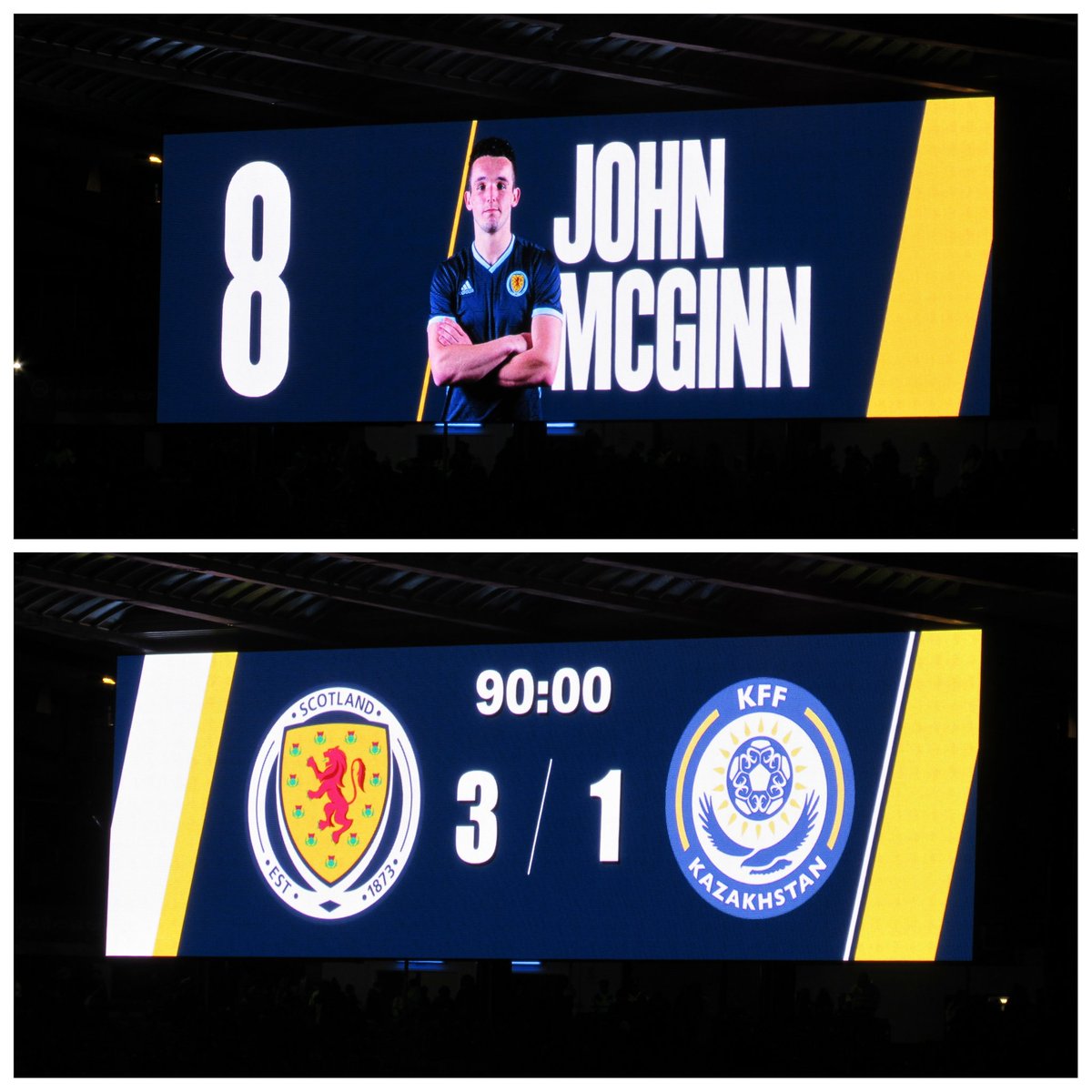 GSheach's tweet photo. Totally forgot that last night was my 50th game as a Scotland fan! Where's the fan Roll of Honour @ScotlandNT/@sportsmarketsco? 😂

Thanks to @jmcginn7 for putting on a show! ⚽⚽

Read my match report: https://t.co/jcq5Blfme5

#SCOKAZ #TartanArmy https://t.co/qS0HEk1Rm4