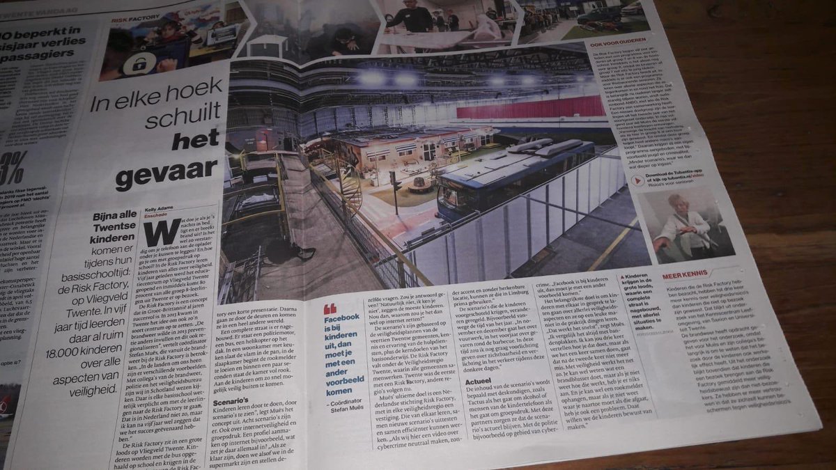 Heb jij ons al gespot in de <a href="/tubantia/">Tubantia</a> van vandaag? Op pagina 12&amp;13 staat een mooi artikel over wat wij hier doen💪🏻 #veiligheid #voorlichting #trots