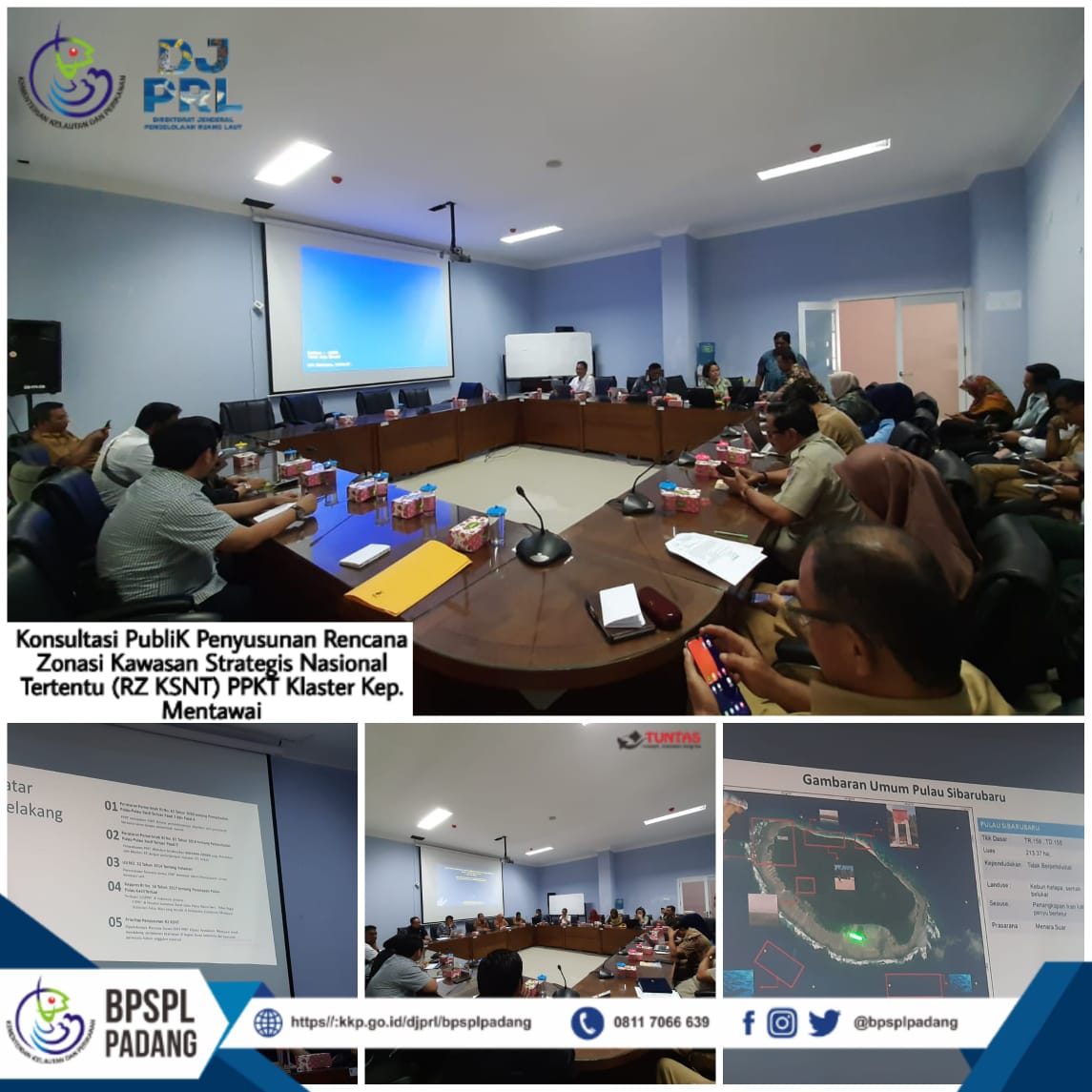 Selasa (19/11) BPSPL Padang mengikuti keg. KP Ke-2 terkait hasil dok antara &amp; mnyepakati draft alokasi ruang, peta, pengendalian pemanfaatan ruang &amp; indikasi program di R. Rapat #DKP Prov. Sumbar

Slengkapnya d kkp.go.id/djprl/bpsplpad…

<a href="/satyamurti/">Brahmantya S. Poerwadi</a> 
<a href="/HeryGDaulay/">Hery Daulay</a> 
#DITNJENPRLKeren