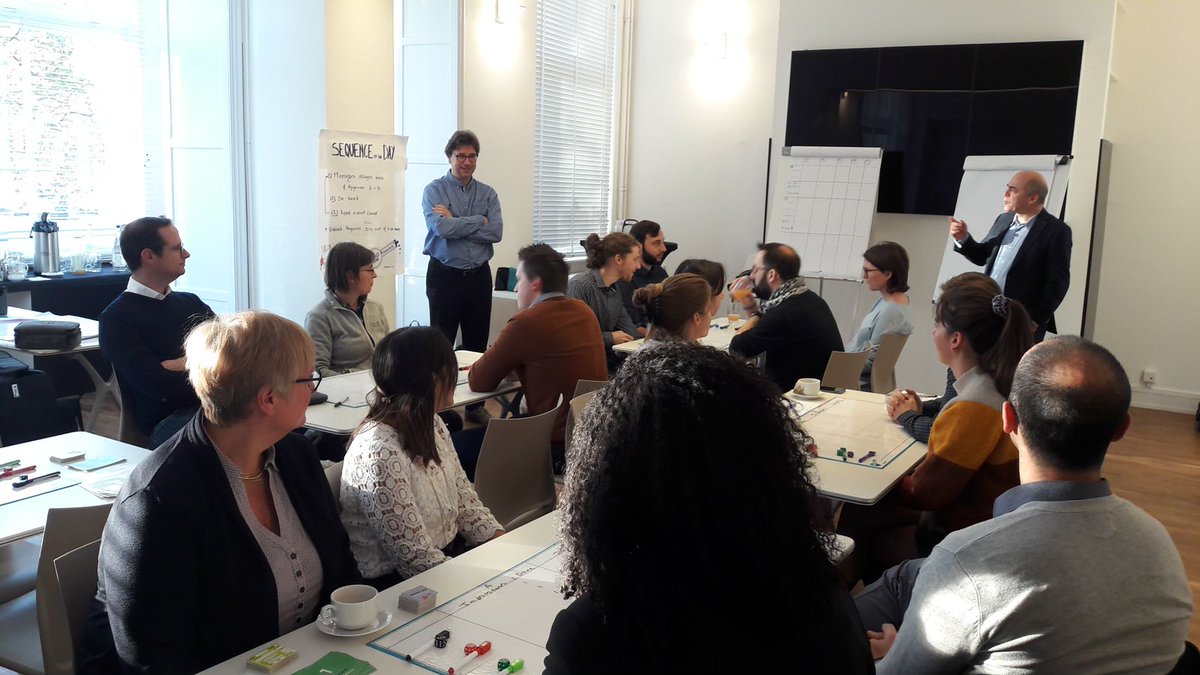 👉Last Saturday, 15 consultants from Contraste attended a training Advanced #Kanban with Okaloa Flowlab. The participants experienced a new way of thinking about and managing their work in a more efficient way.👍 They met Patrick Steyaert, one of the world’s gurus of Kanban !😃