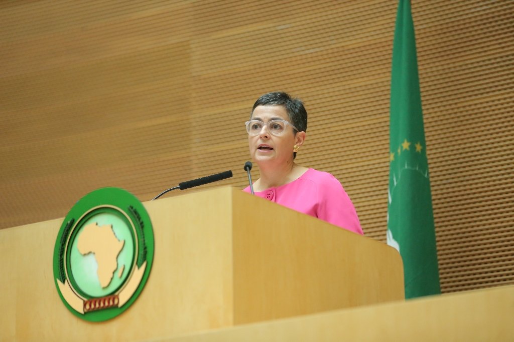 On Africa Industrialization Day, <a href="/AranchaGlezLaya/">Arancha González</a> said the new era of open #trade in and regional economic integration in Africa needs:
🌍Better data 
🌍Investment facilitation 
🌍Investment in digital
🌍Investment in skills

#WEDF19
#AIW19
#OneAfrica