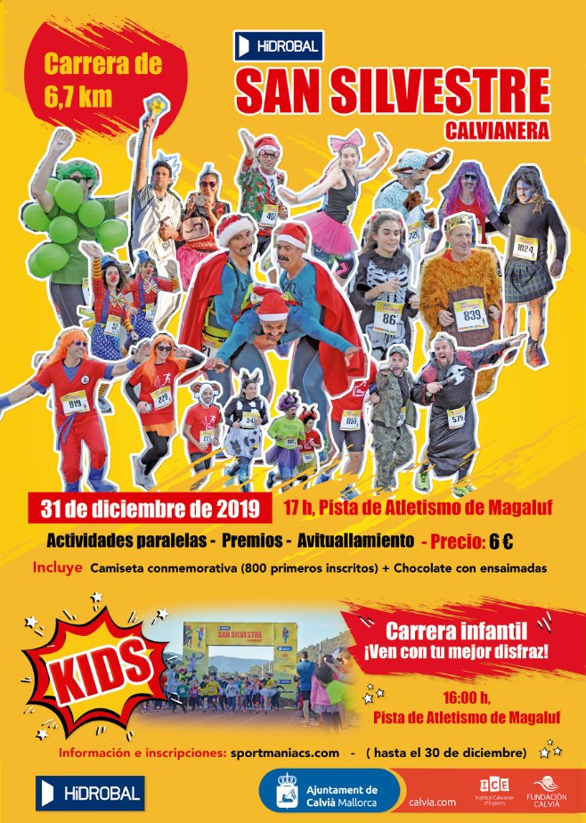 ICE Calvià (@icecalvia) on Twitter photo ATENCIÓN! Abiertas las inscripciones para la HIDROBAL SAN SILVESTRE CALVIANERA 19. Más información e inscripciones: ow.ly/nZEe50x9DDO
Con <a href="/_Calvia/">Ajuntament de Calvià - Ayuntamiento de Calvià</a> #run #correr #calvia #atletismo ATENCIÓN! Abiertas las inscripciones para la HIDROBAL SAN SILVESTRE CALVIANERA 19. Más información e inscripciones: ow.ly/nZEe50x9DDO
Con <a href="/_Calvia/">Ajuntament de Calvià - Ayuntamiento de Calvià</a> #run #correr #calvia #atletismo