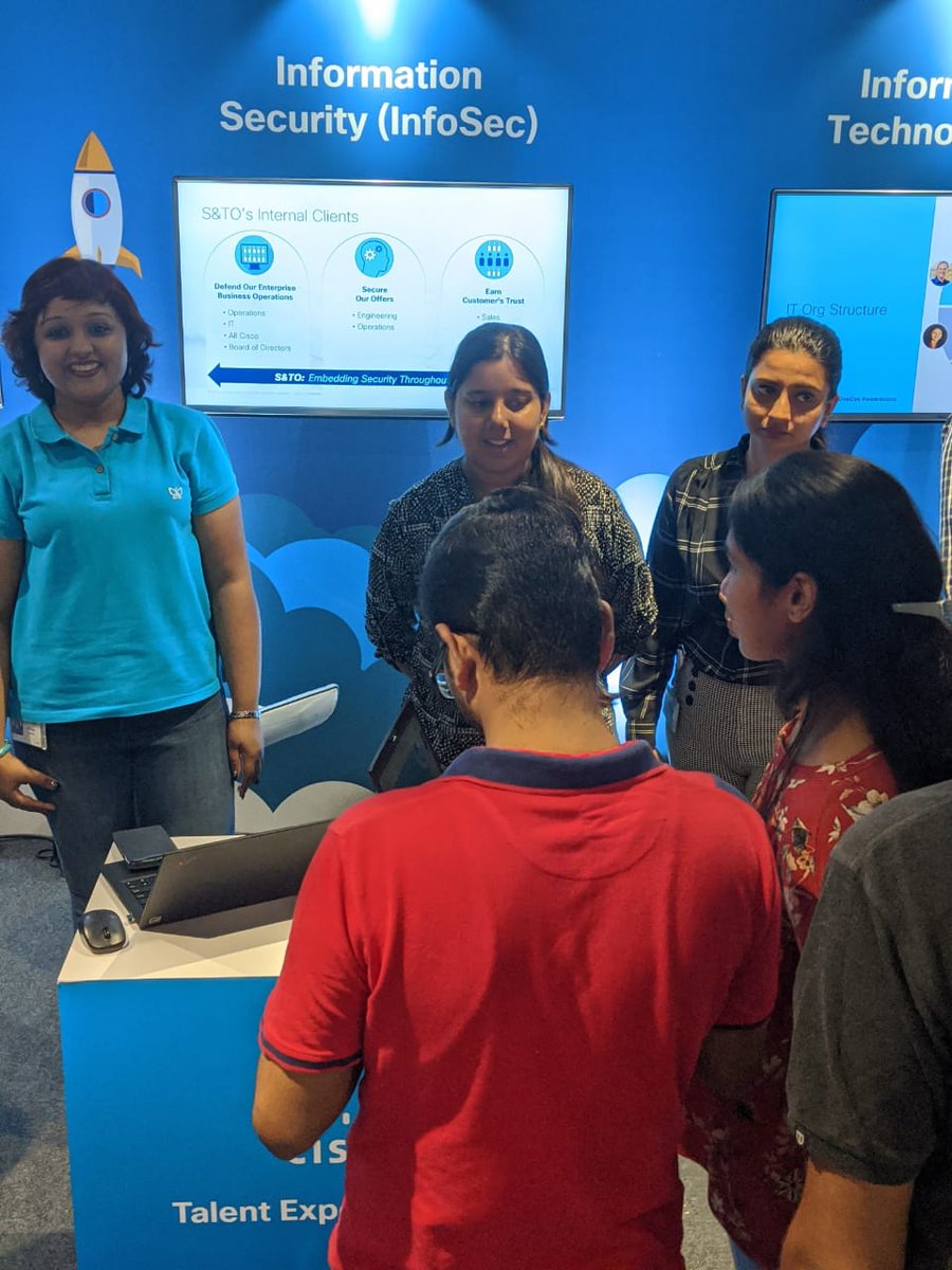 ashwini0602's tweet photo. The more, the merrier! OneOps gets many Cisco employees interested in the interesting roles &amp; skills available to explore #ciscotalentexpo #WeAreCisco #CiscoOneOps https://t.co/5CoXbcZpi5