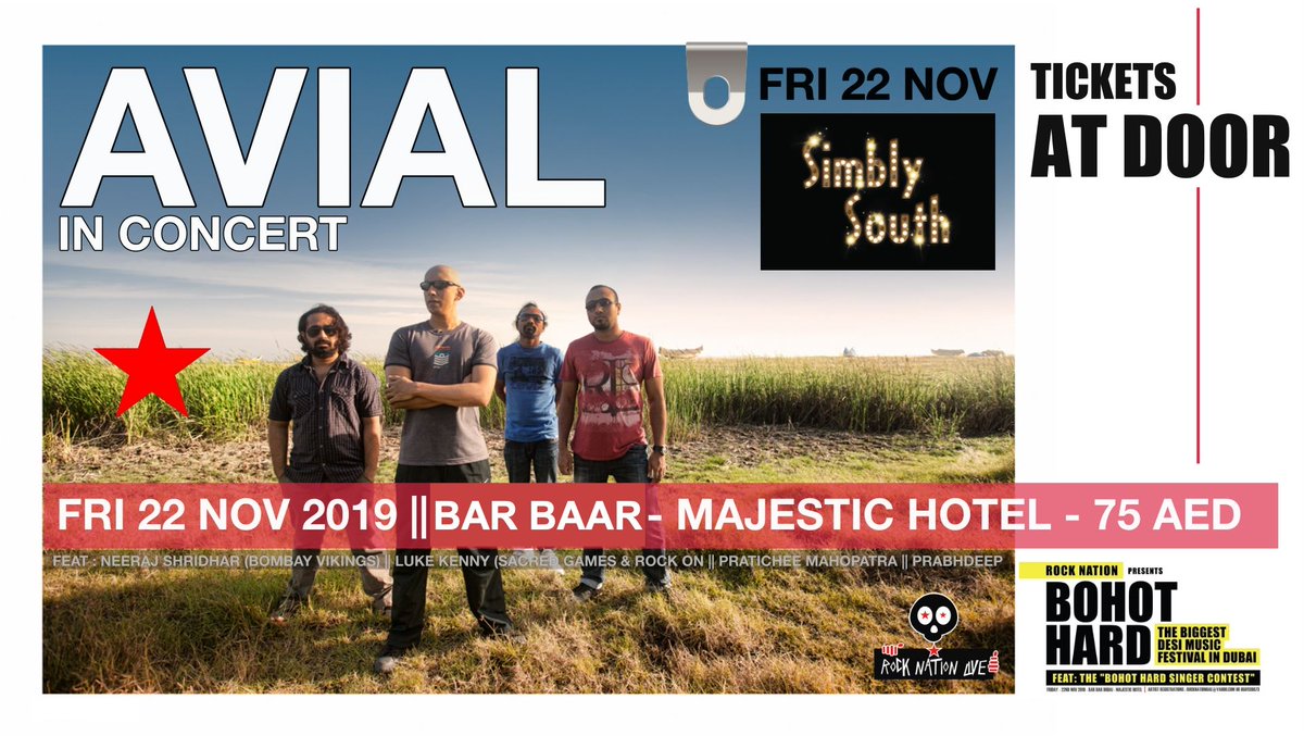 avialofficial's tweet photo. Live in DUBAI this Friday at Bar Baar @ Majestic Hotel - Bur Dubai. See y'all! 🤘 https://t.co/rJnuxyWAgf