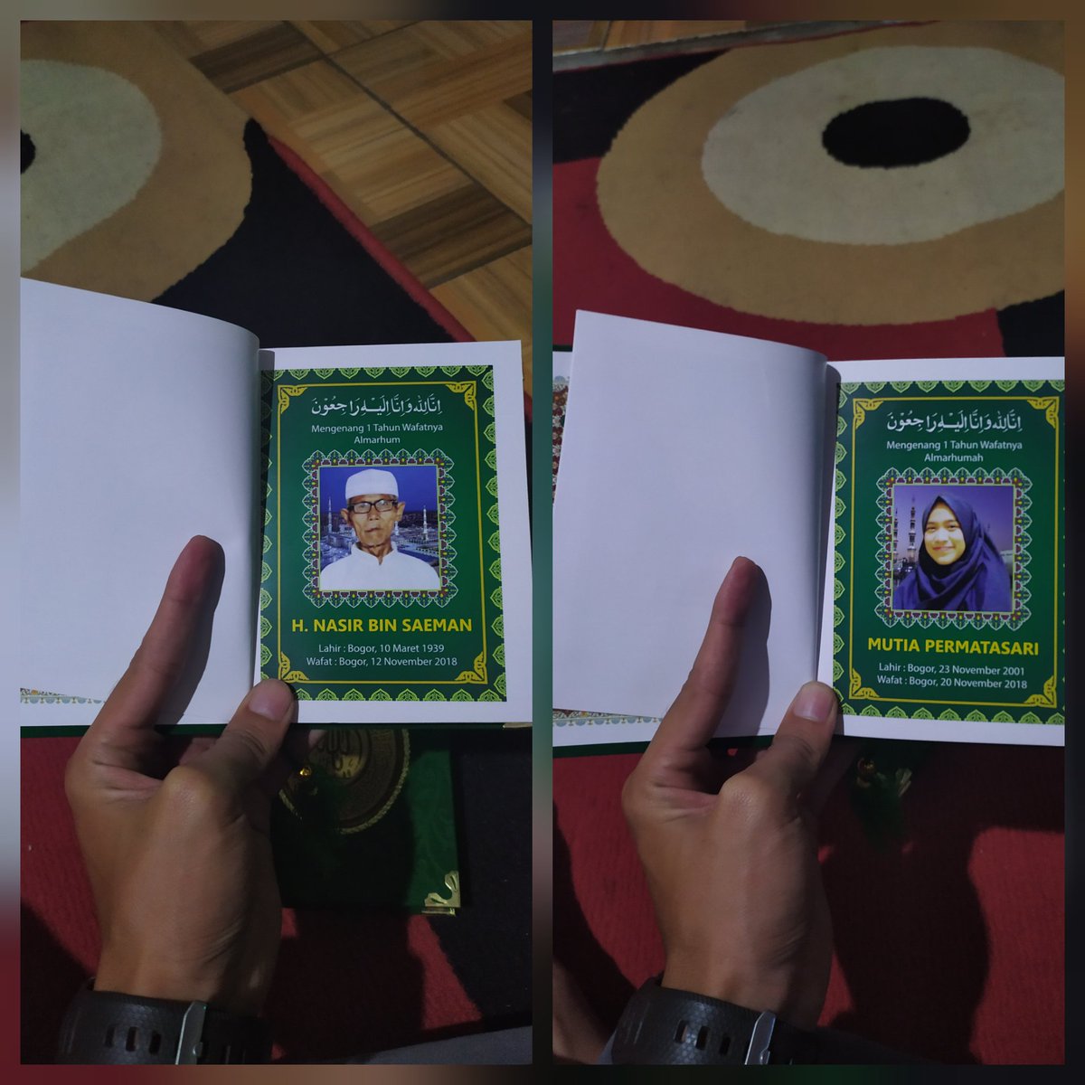 1 tahun yang lalu, ditinggalkan oleh 2 org dalam jangka waktu yg amat dekat, Begitu terasa.