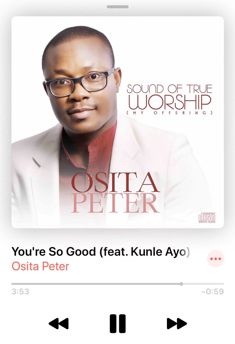 OsitaPeter_'s tweet photo. #You’resogood
A Jazzy Sound of True Worship featuring the great guitarist Kunle Ayo @kunleayo
.
Download full album available on digital platforms
Click 👇🏿
https://t.co/6YxJWsJ8Ig
#soundoftrueworship
#OsitaPeter
#Jazzy #KunleAyo
#JESUSisLORD https://t.co/Z1n9FMioZy