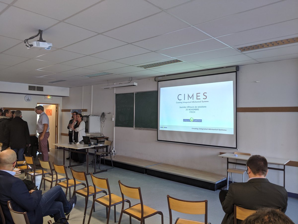 DeltaMu_fr's tweet photo. Début de la journée "Offreurs de solutions" de @Pole_CIMES
#deltamu #metrology #metrologie #smartmetrology #poledecompetitivite #manufacturing #viameca #montblancindustries https://t.co/56yD04XzVe