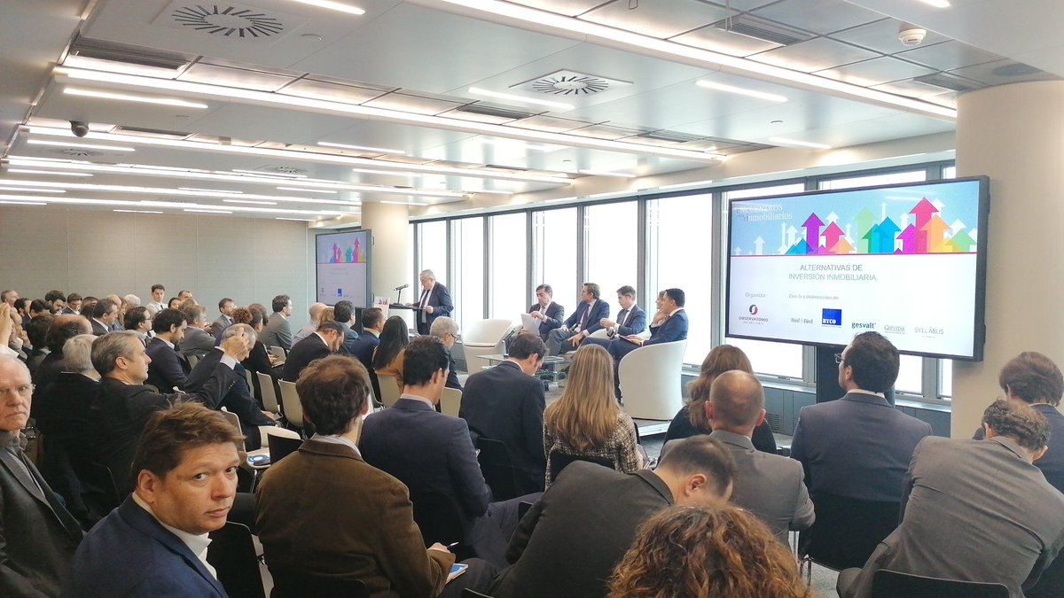 Observatorioin's tweet photo. Arranca el Encuentro Inmobiliario "Alternativas de Inversión Inmobiliaria" @Gesvalt @twobirds #BYCO @GreystarApts @Syllabus_ #MeridiaCapital #Commuty https://t.co/9rCQNYKCrn