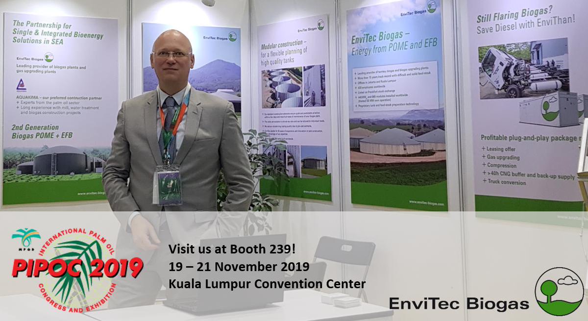 EnviTecBiogas's tweet photo. PIPOC in KL - Welcoming everybody here for the next three days!
#PIPOC #MPOB #EnviTec #biogas https://t.co/FqO1wiMK9j