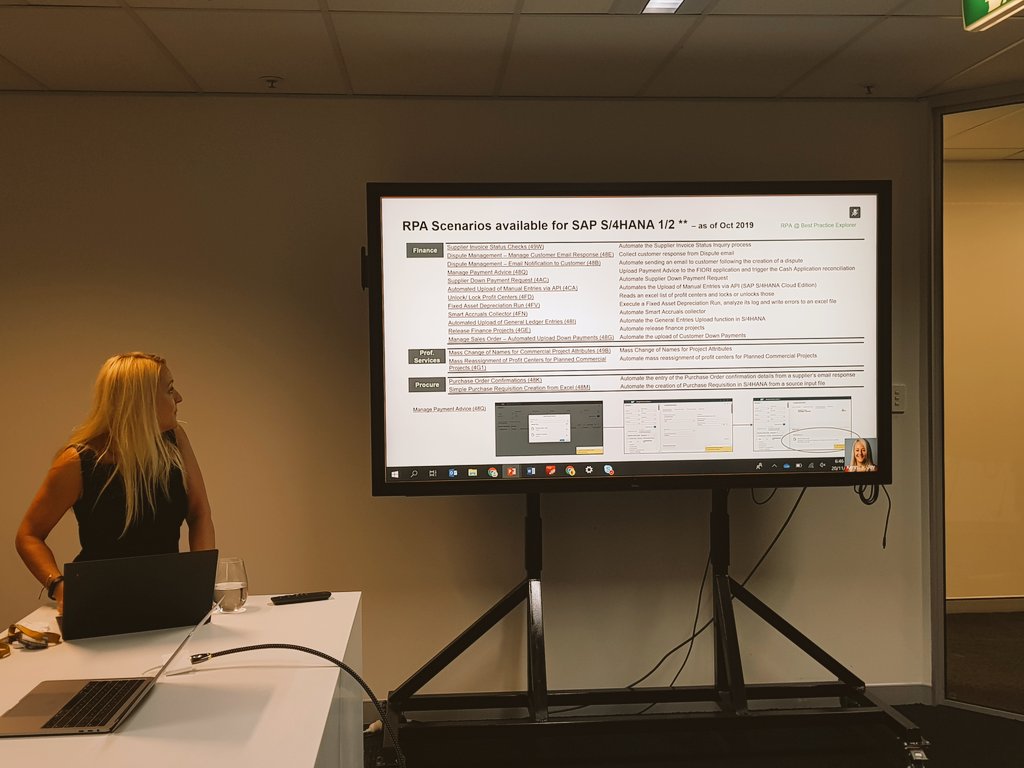 JLante's tweet photo. Learning about intelligent robotic process automation at #sitbne with Joy Kennedy https://t.co/C7ijERCs15