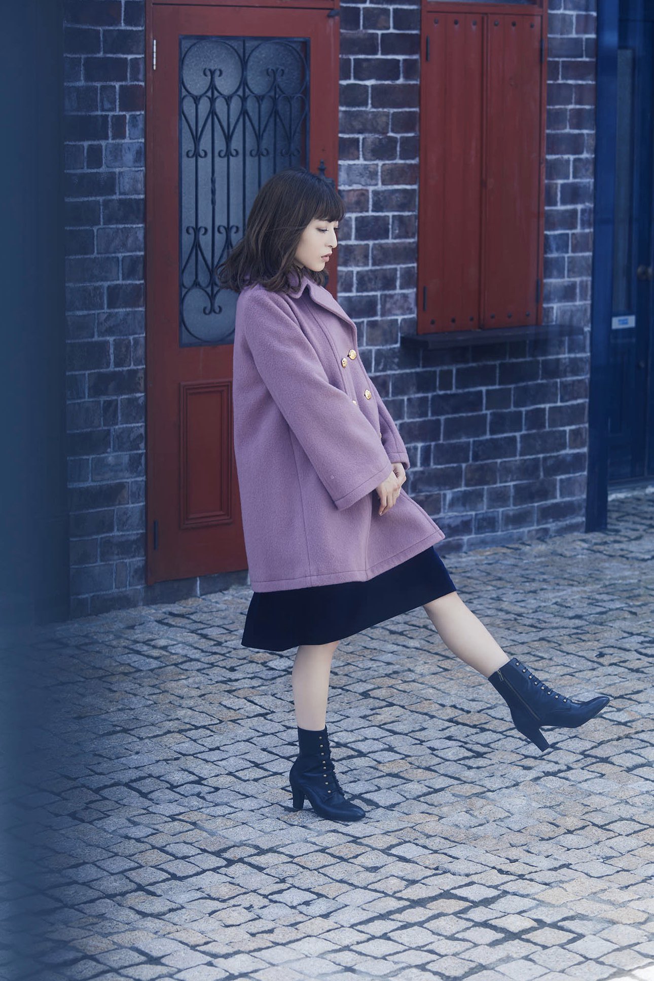 Maison de FLEUR Petite Robe canone白桃浴衣 神田沙也加 コラボ