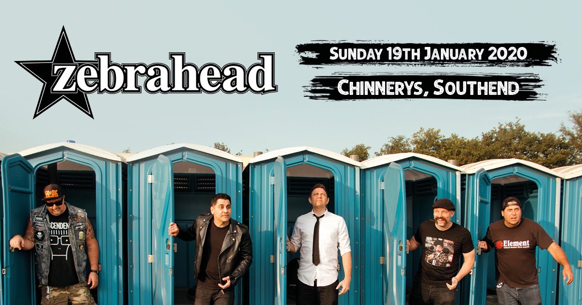 JUST ANNOUNCED! 👀
<a href="/zebrahead/">Zebrahead</a> <a href="/Chinnerys/">Chinnerys</a> 
#Southend | 19th Jan 2020
Tickets on sale 9am Friday..
 seetickets.com/event/zebrahea…