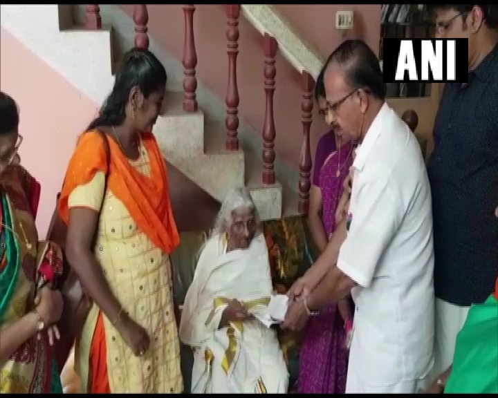 Ani On Twitter Kollam 105 Year Old Woman Bhageerathi Amma