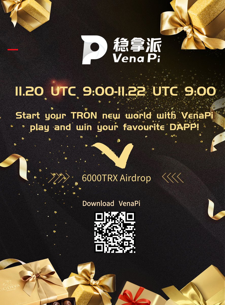 VenaProtocol's tweet image. 6000TRX event!!!!
How to participate:
Follow us on Twitter, retweet this twitter and @ 3 friends! And you will have chance to win TRX! See the photos to check the detail！