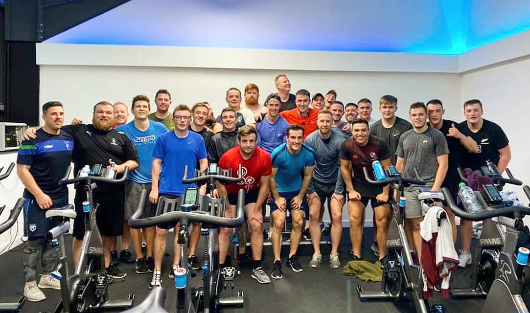 HamiltonBulls's tweet image. Thanks to the guys @New_AgeFitness who put our senior guys through their paces last night!

#SpinTime
#BullsFamily 

💙💚