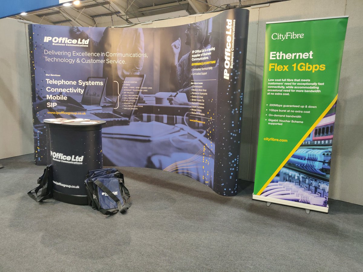 Arrived and setup <a href="/swbusinessexpo/">SW Business Expo 🇬🇧</a> looking forward to seeing you all!