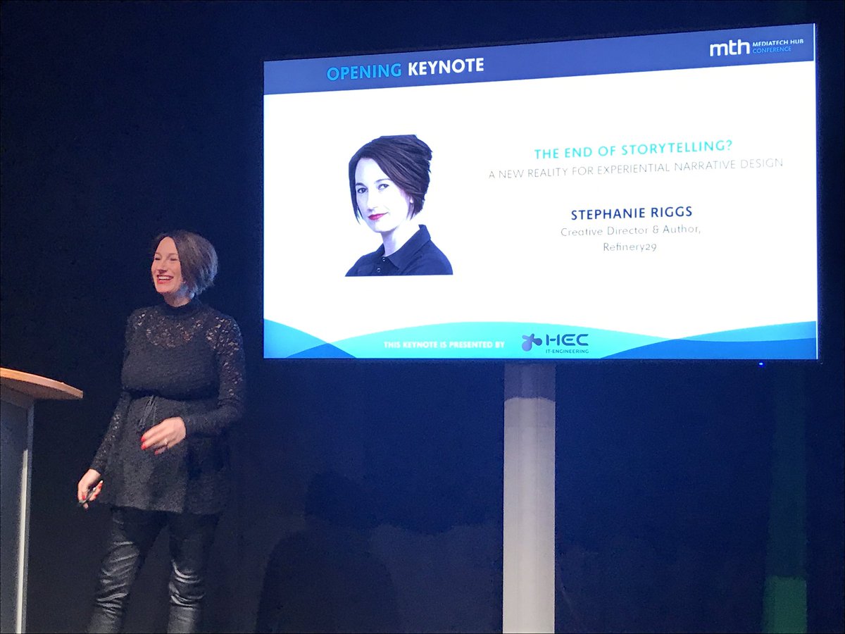 AC_catalysts's tweet image. @immersiveriggs is launching the second day of @MTH_Conference #mthcon with the question of the end of #storytelling in a room full of storytellers! @medienboard @medianetbb @Filmuni @vrnowcon #dugital #media #tech #VR #AR #XR #immersive #stories #endofstorytelling