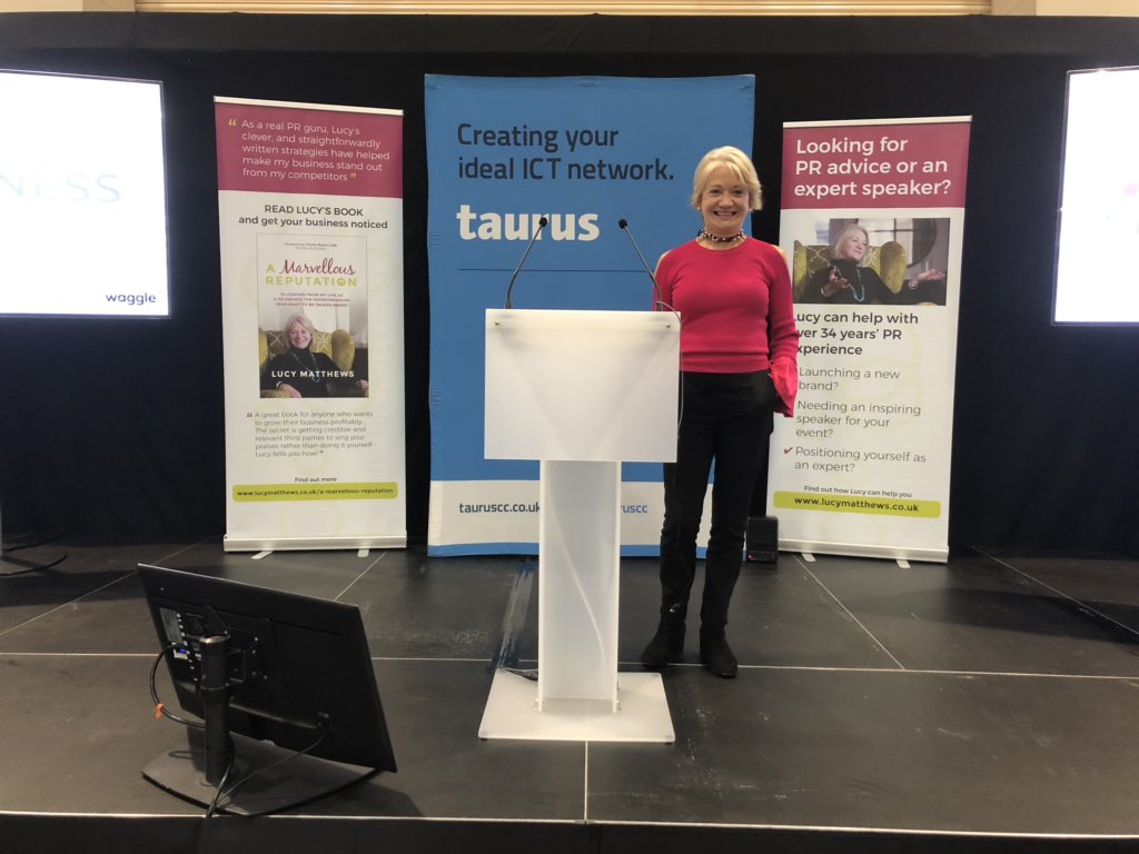 One hour to go until Lucy takes to the stage at The South West Business Expo. Are you joining us? #SWBExpo #SouthWestExpo #BusinessSouthWest