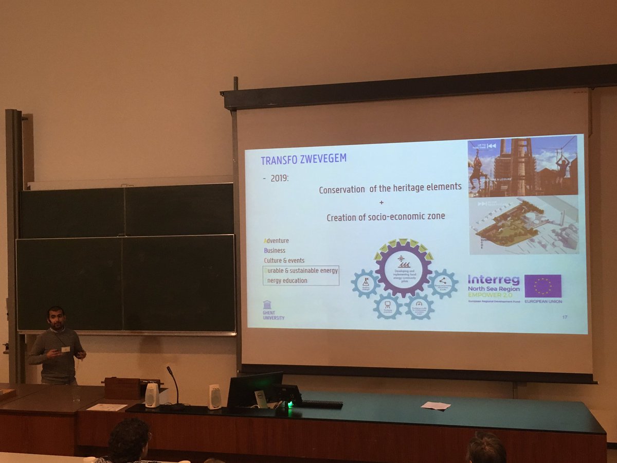 Presentation of project partner <a href="/ugent/">UGent</a> on their work in Empower2.0 pilot Transfo <a href="/GemZwevegem/">Gemeente Zwevegem</a> at the Research Day of the Department of Electrical Energy, Metals, Mechanical Constructions and Systems #EMPOWER2_0 #UniversityResearch #microgrid