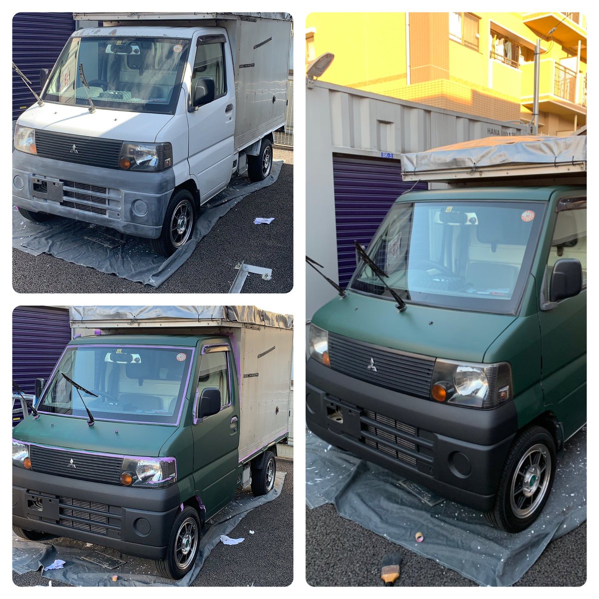 Luce 福岡 フクモモ ハリネズミ 今日は後輩の車塗装 養生して 刷毛とローラーで 艶無し塗装を2回塗り 普段は住宅とかだから 今日の作業は新鮮だったな 塗装 福岡 車塗装 Luce 福岡 フクモモ ハリネズミ 今日は後輩の車塗装 養生して 刷毛とローラーで 艶無し塗装を2回塗り 普段は住宅とかだから 今日の作業は新鮮だったな 塗装 福岡 車塗装