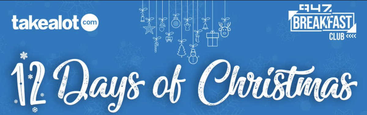 947's tweet image. 12 Days Of Christmas with the @947BClub and @Takealot presents #947TakeALot: We want to give you the Christmas gift you've always wanted - mailchi.mp/947/md6ahxzldf