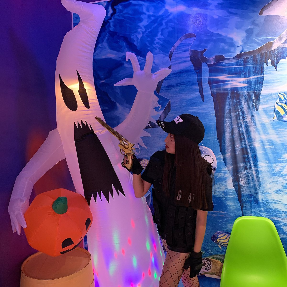 shikada_ayaka's tweet photo. ハロウィンの余韻未だ浸ってるわたし。 https://t.co/fmzbxYYdBe
