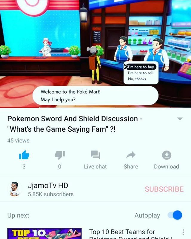 TechJamo's tweet image. Fammm! I'm gonna Try Get Some Nintendo/Gameplay Consistency Every Tuesday Evening from now on... Pree the link for the last #PokemonDiscussion if you Missed Out Last Night  youtu.be/8WtToiAW0ss

#PokemonGO #PokemonPets #PokemonSwordAndShield Nintendo… ift.tt/35i6JLJ