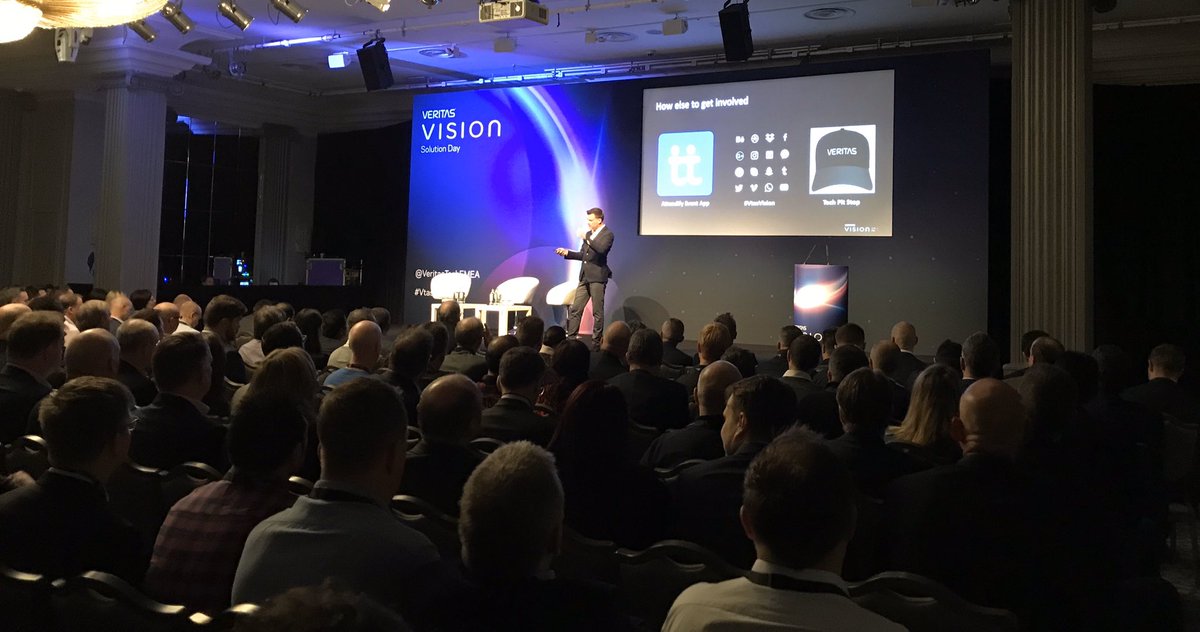 Simon Fisk kicks off #VtasVision UK and Ireland - looking forward to a high Octane day, full of F1 analogies!