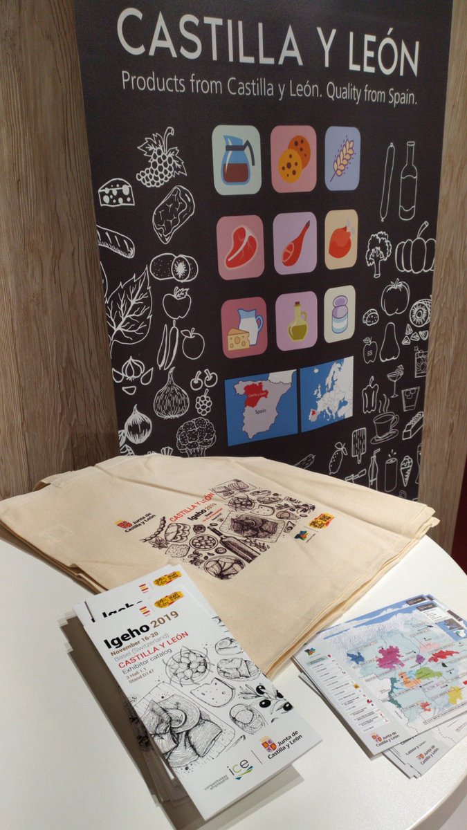 #InternacionalizaciónICE/JCyL
Último día IGEHO 2019! Gracias a las pymes participantes en el espacio JCyL/ICE:  <a href="/3Asesvino/">3 Ases</a>; <a href="/Riversofwine/">sara rivera</a>; <a href="/bodegasteodoro/">Bodegas TeodoroRecio</a>; <a href="/IBERICOSFISAN/">FISAN</a>; <a href="/Ibericosguillen/">Ibericos Guillen</a>; <a href="/EsporaGourmet/">Trufa Espora Gourmet</a>
Suiza, mercado prioritario en nuestro plan de diversificación de mercados!