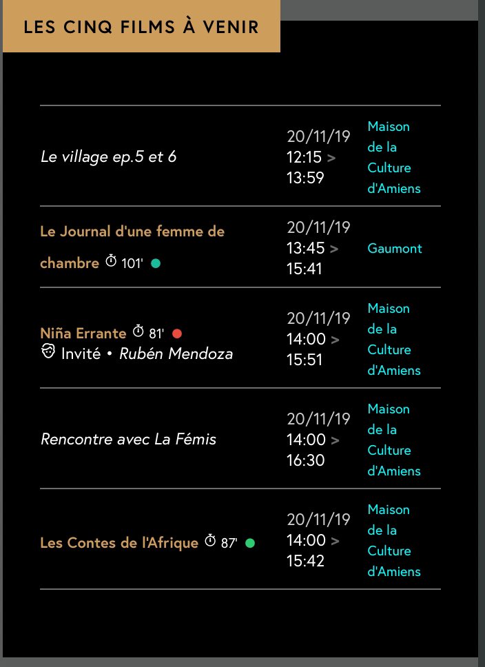 intermision_'s tweet photo. Nous sommes prêts pour les cinq film à venir de #fifam2019 aujourd’hui. Et vous????!!!!
#intermision #filmdujour https://t.co/UVHOIpg65A